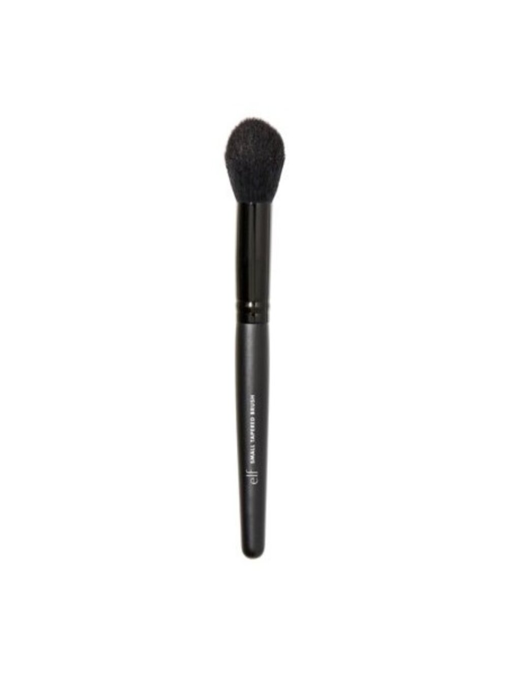 E.L.F. Small Tapered Makeup Brush Black Synthetic Bristles For Blush & Highlight